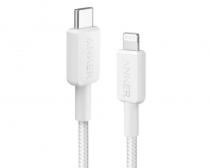 322 USB tip-C na Lightning kabl M/M 0.9m, 60W, pleteni, beli slika