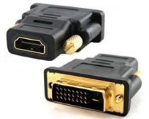 Adapter DVI-D Dual Link (M) - HDMI (F) crni slika