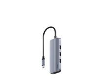 Adapter-konverter Cudy UH606 USB Tip C 3xUSB-A 3.0/RJ-45/HDMI/USB-C slika