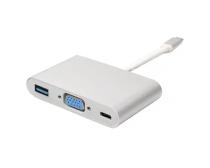 Adapter konverter USB 3.1 Tip C-USB 3.0/VGA/USB Tip C PD Kettz UVA-23 slika