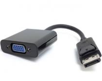 Adapter-konvertor DisplayPort (M) - VGA (F) crna slika
