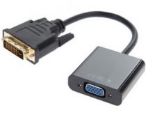 Adapter-konvertor DVI-D (M) - VGA (F) crni slika
