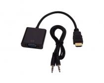 Adapter VGA na HDMI (m/ž) + Audio kabl (m/m) + Micro USB kabl (m/m) slika