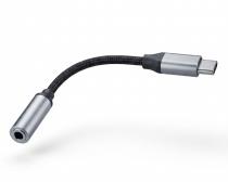 Adapter USB 3.1 tip C (M) - 3.5mm stereo (F) crni slika