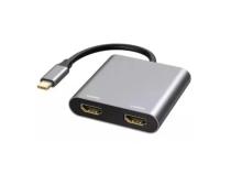 Adapter USB E-GREEN 3.1 tip C (M) - 2 x HDMI slika