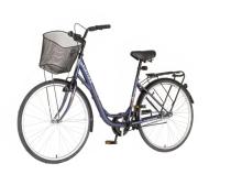 Bicikla city Vennsini diamante 26/V-BRAKE/6 brzina/sa korpom/plava slika