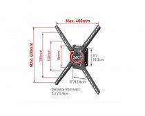 BM300R LCD TV zglobni zidni nosač do 65 inča slika