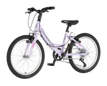 Dečija bicikla Venssini Junior Parma 20/V-brake kontra/6 brzina/UV ljubičasta slika
