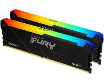 DIMM DDR4 32GB (2x16GB kit) 3200MT/s KF432C16BB2AK2/32 Fury Beast RGB slika