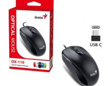 DX-110 USB-C Optical crni miš slika