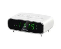 Fm radio sa digitalnim prikazom vremena SENCOR SRC 2600 W beli slika