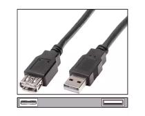 Kabl USB A-M/A-F 5m produžni slika