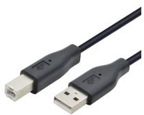 Kabl USB A-M/B-M 3m 2.0 Print Green slika