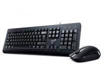 KM-160 USB US crna tastatura+ USB crni miš slika