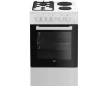 Kombinovani Elektricni sporet Beko FSS 54010 DW/85x50x60/4 funkcije/2 gorionika/2 ringle/60l rerna slika