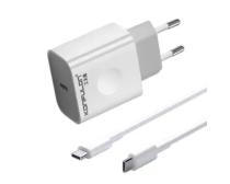 Kućni brzi punjač Konfulon C69D 20W + DC15 Type C KABL slika