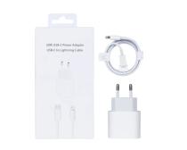 Kućni punjač EIMA EM-20 USB-C 20W PD Quick Charge 3.0 za Iphone + kabal Type C na Lighting slika
