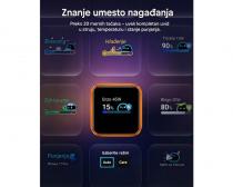 Nano 45W putni zidni punjač sa ekranom, USB-C port, crni slika