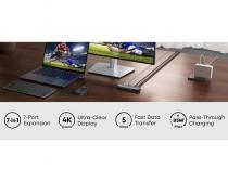 Nano USB-C Hub 7u1, sivi slika
