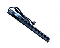 Produžni kabl PDU/9-Way (1P 16A), 2m, sa osiguračem slika