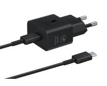 Samsung kućni punjač EP-T2510-XBE Type C 25W Fast sa kablićem crni slika
