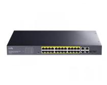 Svič 10/100/1000 24-port Cudy GS1028PS2 PoE+/2 SFP ports 300W slika