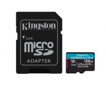 Memorijska kartica U3 V30 microSDXC 128GB Canvas Go Plus 170R A2 + adapter SDCG3/128GB slika