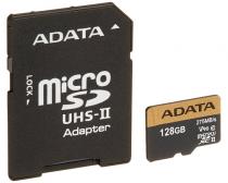 UHS-II U3 MicroSDXC 128GB V90 class 10 + adapter AUSDX128GUII3CL10-CA1 slika