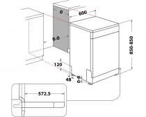 WH4FFC14BN6W mašina za pranje sudova - 60cm slika