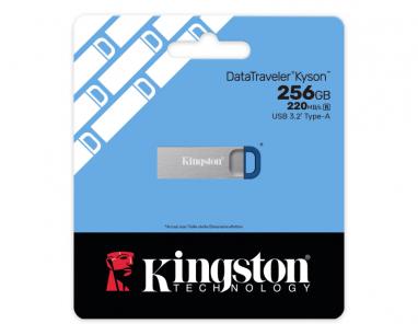 256GB DataTraveler Kyson G2 USB 3.2 flash DTKNG2/256GB sivi slika