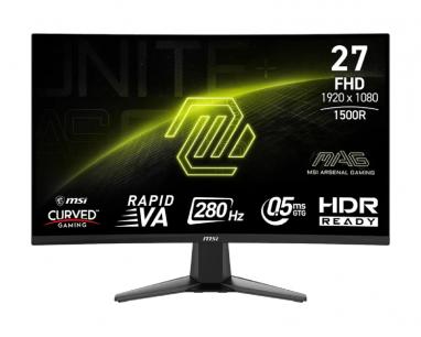 27 inča MAG 276CXF FHD 1920x1080 280Hz FreeSync Premium zakrivljeni gaming monitor