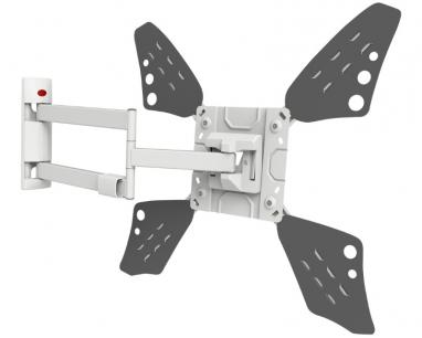 3400LW.W LCD TV zglobni zidni nosač do 70 inča beli za ravne i zakrivljene televizore slika