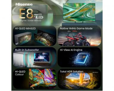 55 inča 55E8S ULED 4K UHD Smart TV slika
