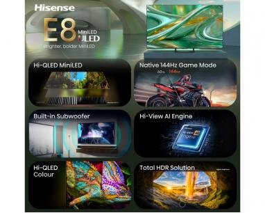 65 inča 65E8S ULED MiniLED 4K UHD Smart TV slika