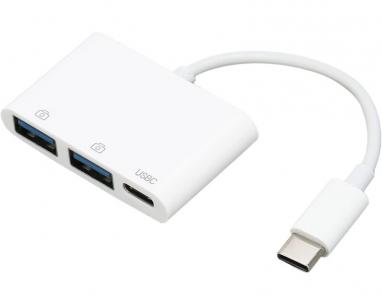 Adapter TIP-C na 2xUSB+TIP-C slika