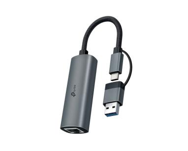 Adapter TP-LINK UE310C USB-C /USB-A  -  RJ 45 Gigabit Ethernet