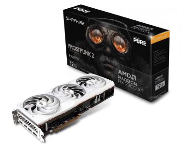 AMD Radeon PURE RX 7700 XT 12GB 192bit  Frostpunk 2 Edition 12GB (11335-08-50G) bela grafička karta