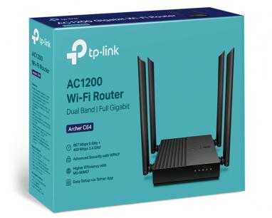 Archer C64 AC1200 Wireless MU-MIMO Wi-Fi ruter