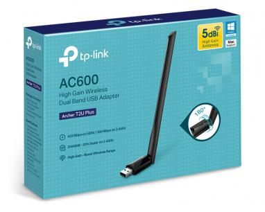 Archer T2U Plus AC600 high gain wireless 600Mb/s dual band USB Adapter