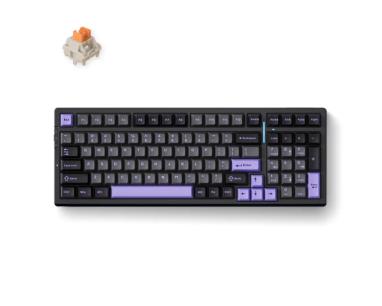 Bežična gaming tastatura MCHOSE G98 Pro Mehanička black purple