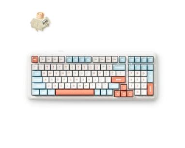 Bežična gaming tastatura MCHOSE K99 V2 Mehanička horizon orange