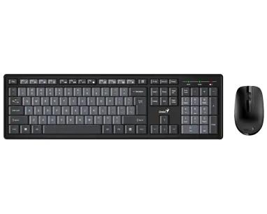 Bežična tastatura+miš Genius KM-8200, US