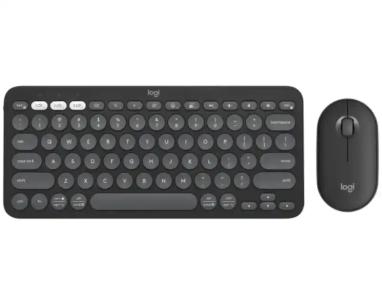 Bežična tastatura + miš Logitech Pebble 2 Combo Graphite
