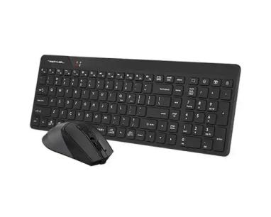 Bežična tastaura + miš A4 Tech FG2400 Air2 Fstyler YU Crna