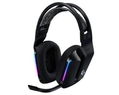 Bežične slušalice sa mikrofonom Logitech G733 crne