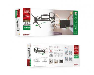 BM466XP LCD TV zglobni zidni nosač do 90 inča slika