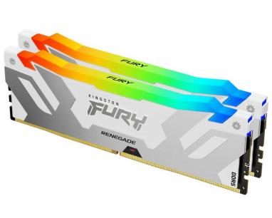 CUDIMM DDR5 48GB (2x24GB kit) 8400MT/s KF584CU40RWAK2-48 FURY Renegade White RGB XMP