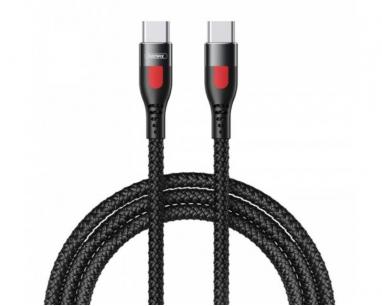 DATA kabl Lesu 65W TIP C na TIP C RC-195 crni