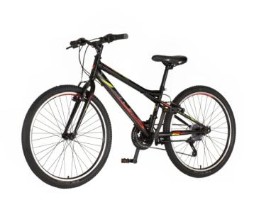 Dečija bicikla Venssini Junior Parma 24/V-brake kontra/18 brzina/crno-crvena perla