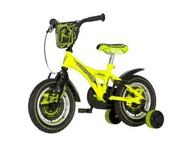 Dečija bicikla Visitor player12/v-brake/pomoćni točkići/neon žuta